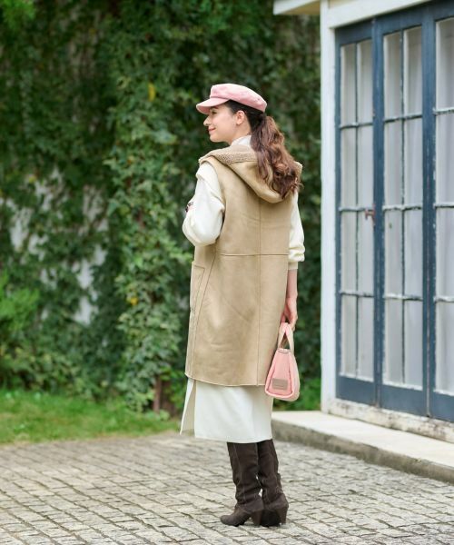 CARA O CRUZ / キャラ・オ・クルス テーラードジャケット | リバーシブルジレ【BETTA CORRADI】【あったか】 | 詳細21