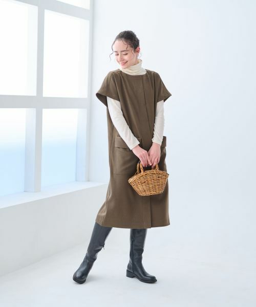 CARA O CRUZ / キャラ・オ・クルス カットソー | 洗えるハイネックカットソー | 詳細3