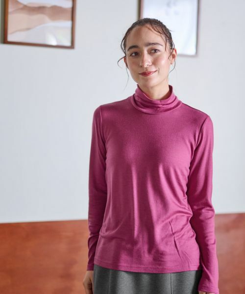 CARA O CRUZ / キャラ・オ・クルス カットソー | 洗えるハイネックカットソー | 詳細4