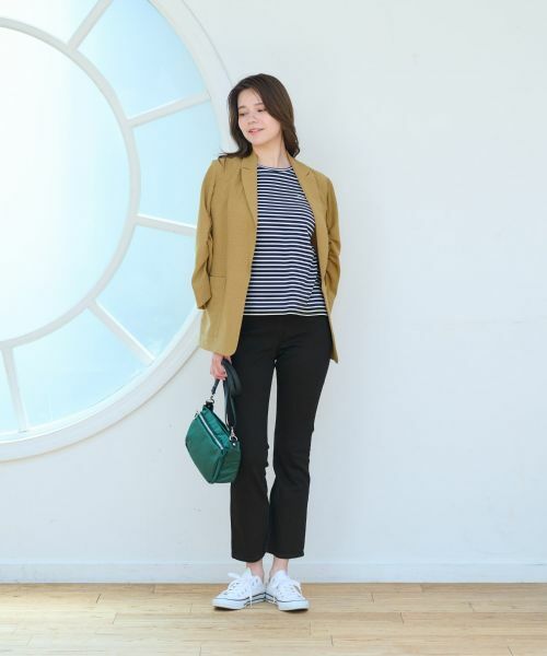 CARA O CRUZ / キャラ・オ・クルス テーラードジャケット | 洗える 袖シャーリングジャケット | 詳細26