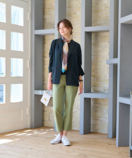 CARA O CRUZ / キャラ・オ・クルス テーラードジャケット | 洗える 袖シャーリングジャケット | 詳細7