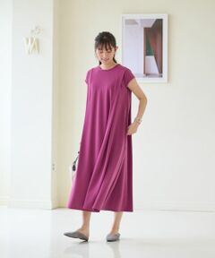 CARA O CRUZ / キャラ・オ・クルス ドレス | 洗える フレンチスリーブのワンピース