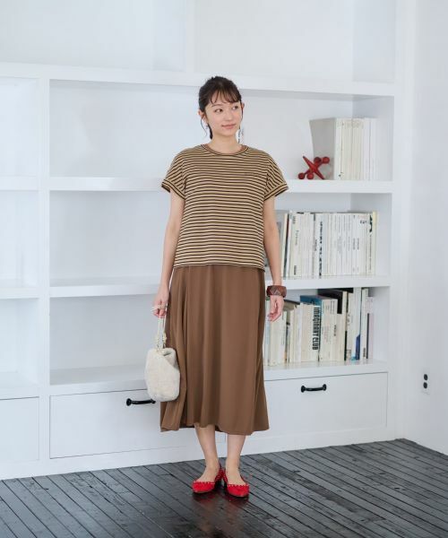 CARA O CRUZ / キャラ・オ・クルス ドレス | 洗える フレンチスリーブのワンピース | 詳細12