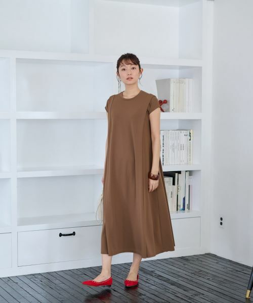 CARA O CRUZ / キャラ・オ・クルス ドレス | 洗える フレンチスリーブのワンピース | 詳細13