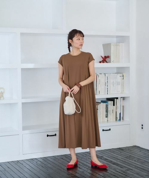 CARA O CRUZ / キャラ・オ・クルス ドレス | 洗える フレンチスリーブのワンピース | 詳細14