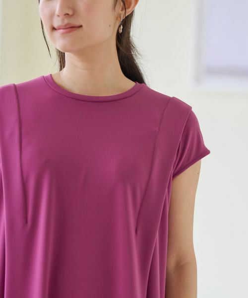 CARA O CRUZ / キャラ・オ・クルス ドレス | 洗える フレンチスリーブのワンピース | 詳細17