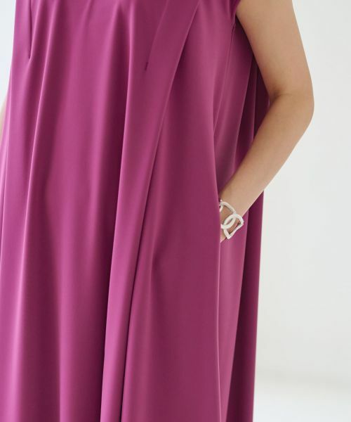 CARA O CRUZ / キャラ・オ・クルス ドレス | 洗える フレンチスリーブのワンピース | 詳細18