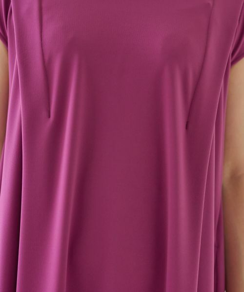 CARA O CRUZ / キャラ・オ・クルス ドレス | 洗える フレンチスリーブのワンピース | 詳細20