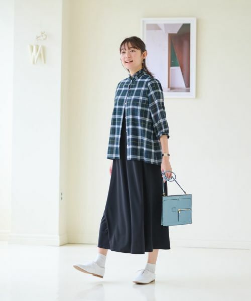 CARA O CRUZ / キャラ・オ・クルス ドレス | 洗える フレンチスリーブのワンピース | 詳細7