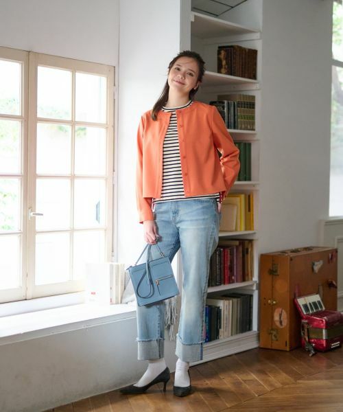 CARA O CRUZ / キャラ・オ・クルス Tシャツ | 洗える ボーダーＴシャツ | 詳細14