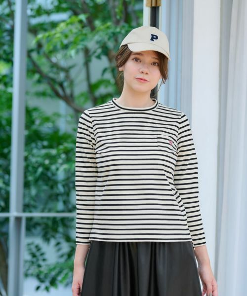 CARA O CRUZ / キャラ・オ・クルス Tシャツ | 洗える ボーダーＴシャツ | 詳細16