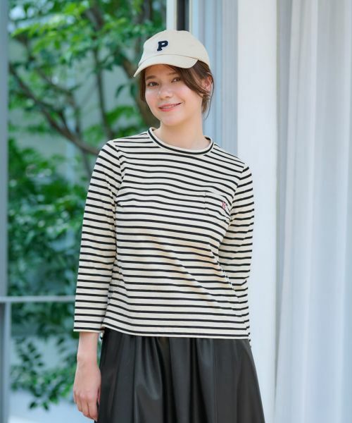 CARA O CRUZ / キャラ・オ・クルス Tシャツ | 洗える ボーダーＴシャツ | 詳細18