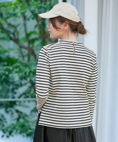 CARA O CRUZ / キャラ・オ・クルス Tシャツ | 洗える ボーダーＴシャツ | 詳細20