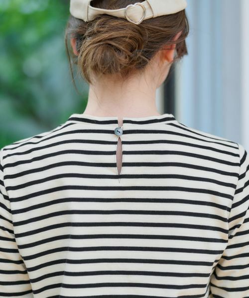 CARA O CRUZ / キャラ・オ・クルス Tシャツ | 洗える ボーダーＴシャツ | 詳細27