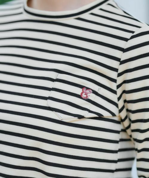 CARA O CRUZ / キャラ・オ・クルス Tシャツ | 洗える ボーダーＴシャツ | 詳細29