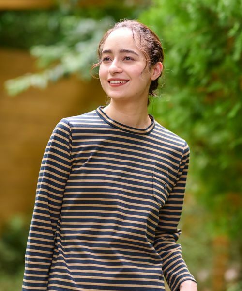 CARA O CRUZ / キャラ・オ・クルス Tシャツ | 洗える ボーダーＴシャツ | 詳細3