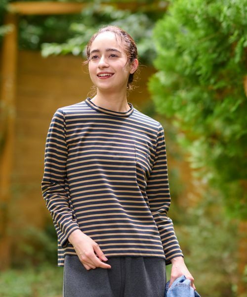 CARA O CRUZ / キャラ・オ・クルス Tシャツ | 洗える ボーダーＴシャツ | 詳細5