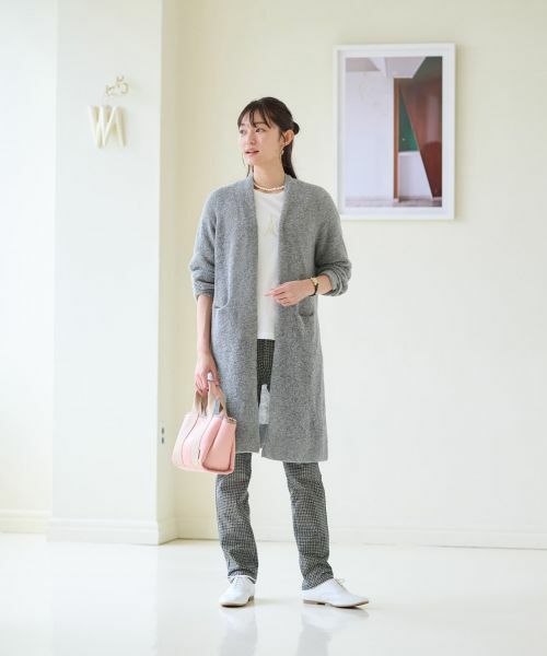 CARA O CRUZ / キャラ・オ・クルス その他パンツ | 【あったか】ウエストゴム千鳥格子柄パンツ | 詳細12