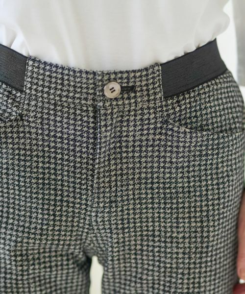 CARA O CRUZ / キャラ・オ・クルス その他パンツ | 【あったか】ウエストゴム千鳥格子柄パンツ | 詳細27