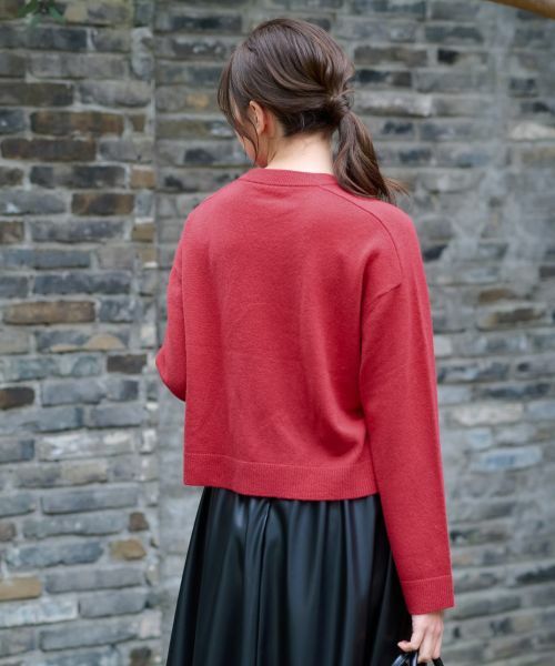 CARA O CRUZ / キャラ・オ・クルス ニット・セーター | カシミヤニット【セットアップ】 | 詳細10