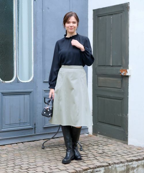 CARA O CRUZ / キャラ・オ・クルス シャツ・ブラウス | 洗える シャーリングブラウス【CoC by CARA O CRUZ】【セレモニー】 | 詳細10