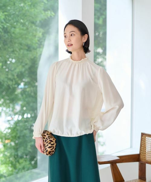 CARA O CRUZ / キャラ・オ・クルス シャツ・ブラウス | 洗える シャーリングブラウス【CoC by CARA O CRUZ】【セレモニー】 | 詳細25