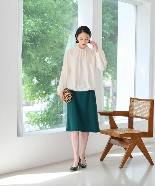 CARA O CRUZ / キャラ・オ・クルス シャツ・ブラウス | 洗える シャーリングブラウス【CoC by CARA O CRUZ】【セレモニー】 | 詳細30