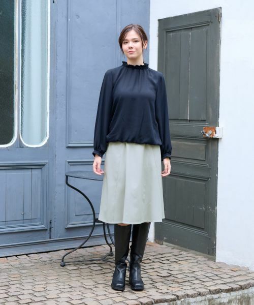 CARA O CRUZ / キャラ・オ・クルス シャツ・ブラウス | 洗える シャーリングブラウス【CoC by CARA O CRUZ】【セレモニー】 | 詳細4