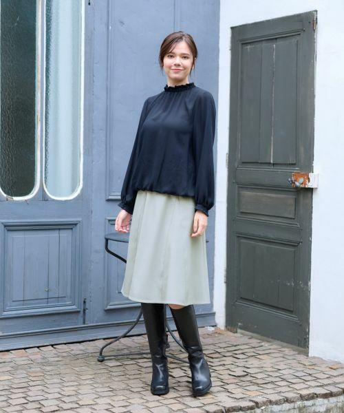 CARA O CRUZ / キャラ・オ・クルス シャツ・ブラウス | 洗える シャーリングブラウス【CoC by CARA O CRUZ】【セレモニー】 | 詳細5