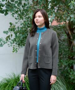 CARA O CRUZ / キャラ・オ・クルス カーディガン・ボレロ | 洗える ポンチのドットハオリ