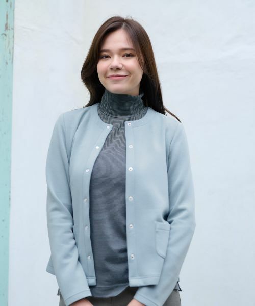 CARA O CRUZ / キャラ・オ・クルス カーディガン・ボレロ | 洗える ポンチのドットハオリ | 詳細1