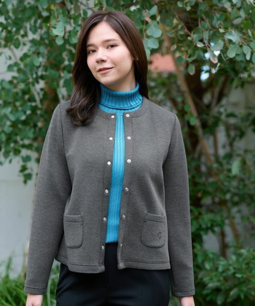 CARA O CRUZ / キャラ・オ・クルス カーディガン・ボレロ | 洗える ポンチのドットハオリ | 詳細12