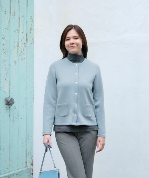 CARA O CRUZ / キャラ・オ・クルス カーディガン・ボレロ | 洗える ポンチのドットハオリ | 詳細4