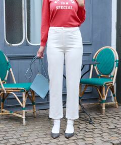 CARA O CRUZ / キャラ・オ・クルス その他パンツ | 【あったか】裏起毛のびのびパンツ【CoC by CARA O CRUZ】【産地ナブル】