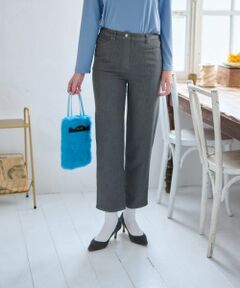 CARA O CRUZ / キャラ・オ・クルス その他パンツ | 【あったか】裏起毛のびのびパンツ【CoC by CARA O CRUZ】【産地ナブル】