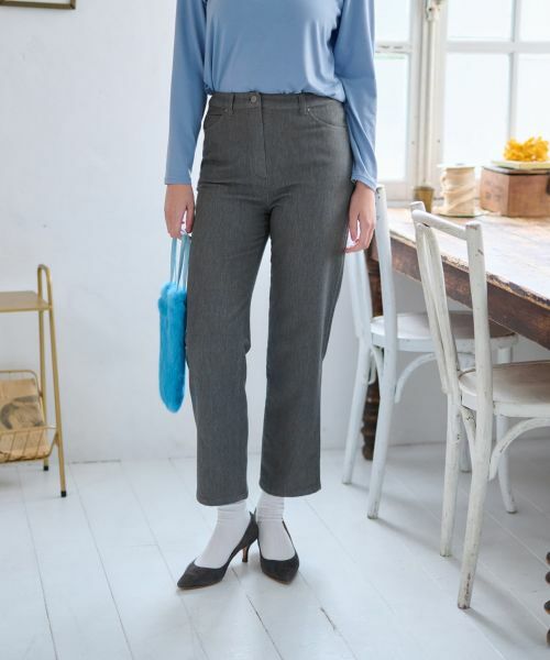 CARA O CRUZ / キャラ・オ・クルス その他パンツ | 【あったか】裏起毛のびのびパンツ【CoC by CARA O CRUZ】【産地ナブル】 | 詳細15