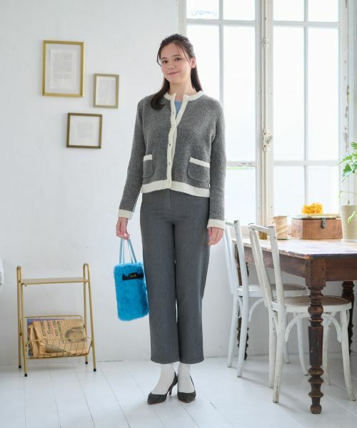 CARA O CRUZ / キャラ・オ・クルス その他パンツ | 【あったか】裏起毛のびのびパンツ【CoC by CARA O CRUZ】【産地ナブル】 | 詳細18