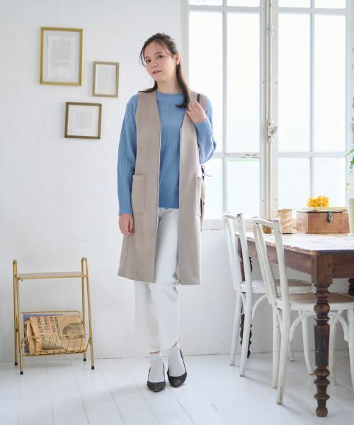 CARA O CRUZ / キャラ・オ・クルス その他パンツ | 【あったか】裏起毛のびのびパンツ【CoC by CARA O CRUZ】【産地ナブル】 | 詳細22