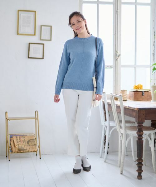 CARA O CRUZ / キャラ・オ・クルス その他パンツ | 【あったか】裏起毛のびのびパンツ【CoC by CARA O CRUZ】【産地ナブル】 | 詳細23