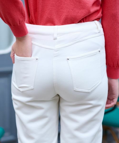 CARA O CRUZ / キャラ・オ・クルス その他パンツ | 【あったか】裏起毛のびのびパンツ【CoC by CARA O CRUZ】【産地ナブル】 | 詳細25