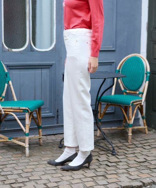 CARA O CRUZ / キャラ・オ・クルス その他パンツ | 【あったか】裏起毛のびのびパンツ【CoC by CARA O CRUZ】【産地ナブル】 | 詳細3