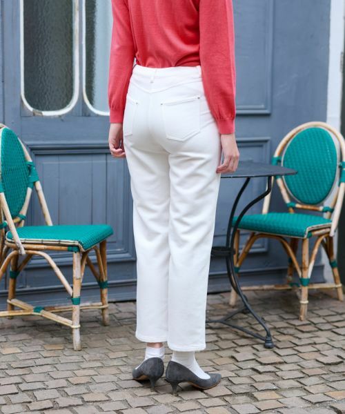 CARA O CRUZ / キャラ・オ・クルス その他パンツ | 【あったか】裏起毛のびのびパンツ【CoC by CARA O CRUZ】【産地ナブル】 | 詳細4