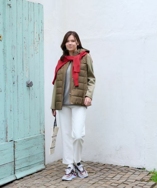 CARA O CRUZ / キャラ・オ・クルス その他パンツ | 【あったか】裏起毛のびのびパンツ【CoC by CARA O CRUZ】【産地ナブル】 | 詳細9