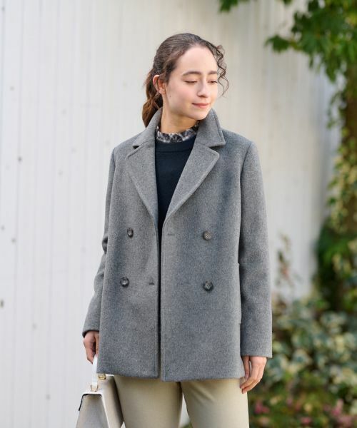 CARA O CRUZ / キャラ・オ・クルス その他アウター | ピーコート【CoC by CARA O CRUZ】 | 詳細18