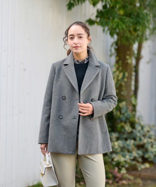 CARA O CRUZ / キャラ・オ・クルス その他アウター | ピーコート【CoC by CARA O CRUZ】 | 詳細19