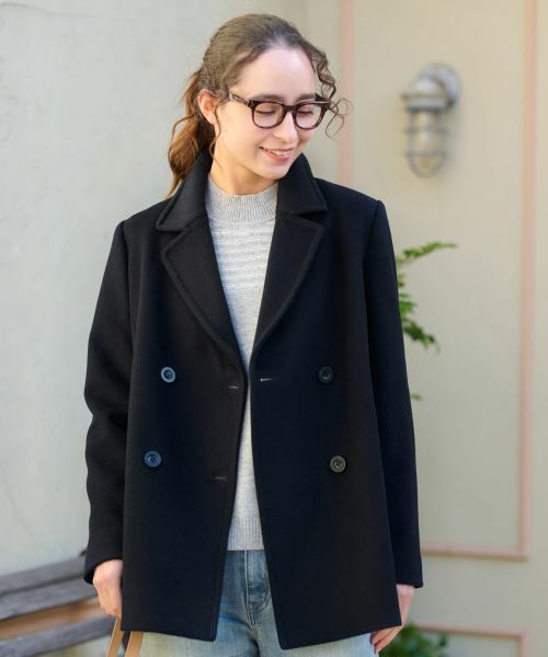 CARA O CRUZ / キャラ・オ・クルス その他アウター | ピーコート【CoC by CARA O CRUZ】 | 詳細3