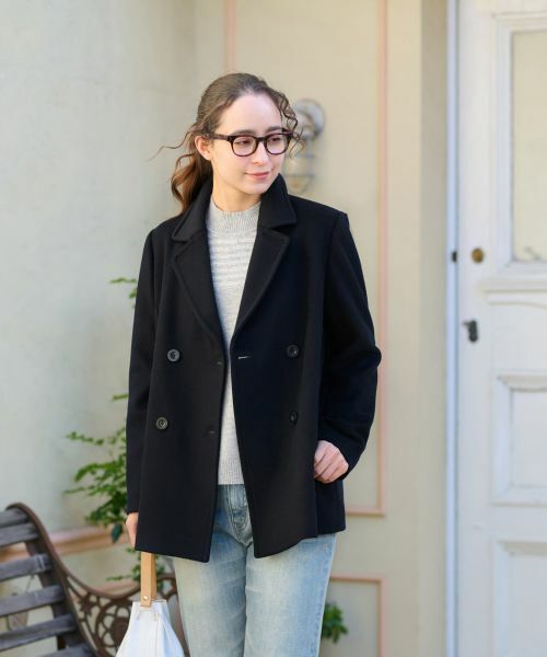 CARA O CRUZ / キャラ・オ・クルス その他アウター | ピーコート【CoC by CARA O CRUZ】 | 詳細4