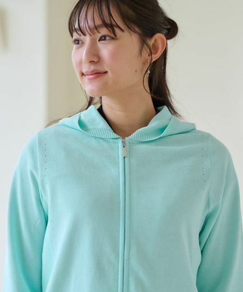 CARA O CRUZ / キャラ・オ・クルス カーディガン・ボレロ | 洗える ニットパーカー | 詳細11