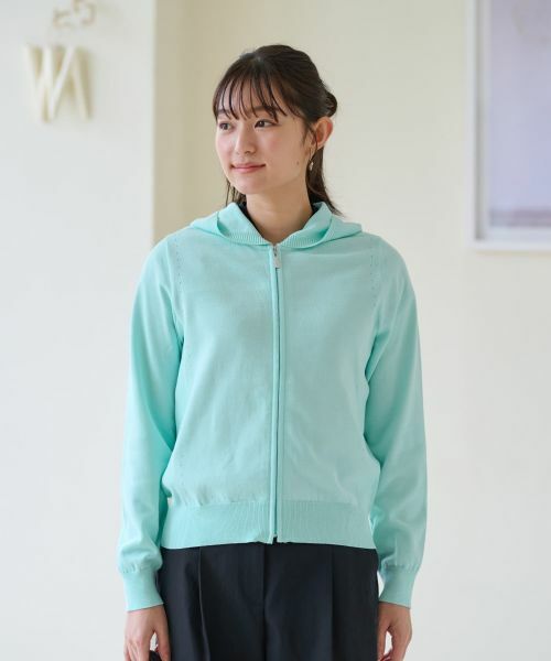 CARA O CRUZ / キャラ・オ・クルス カーディガン・ボレロ | 洗える ニットパーカー | 詳細2