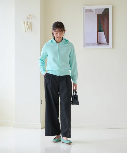 CARA O CRUZ / キャラ・オ・クルス カーディガン・ボレロ | 洗える ニットパーカー | 詳細7